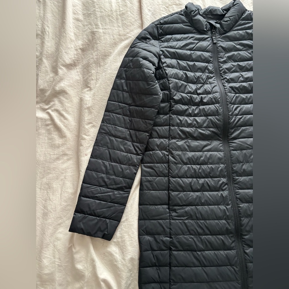 Old Navy active jacket black trench coat - Picture 6 of 7